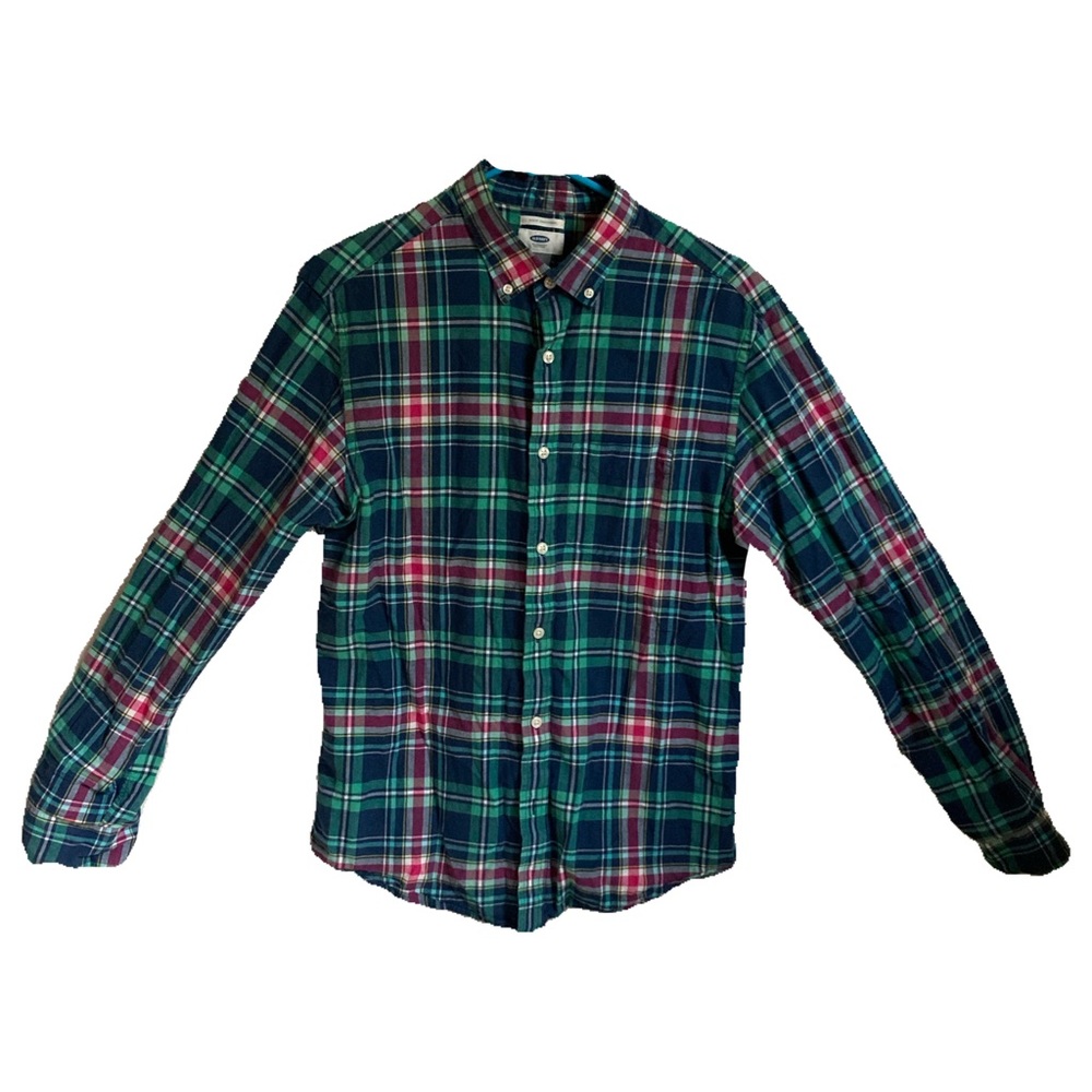 Old Navy Medium Plaid Button Down